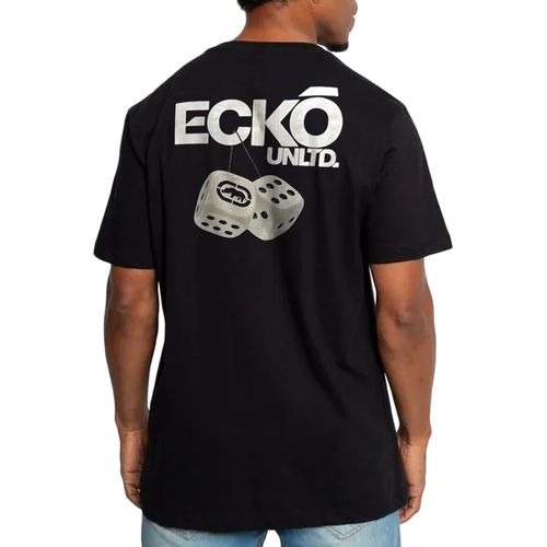 Camiseta Masculina Ecko Dices PRETO-EK602- -1-